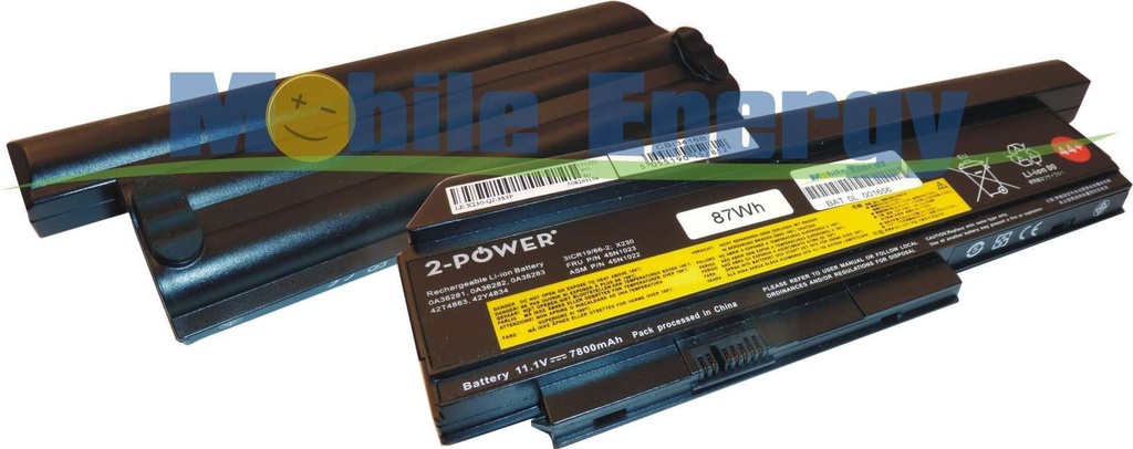 Baterie Lenovo X220 / X220i / X230 - 11.1v 7800mAh - Li-Ion