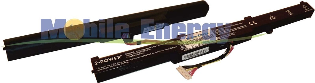 Baterie Asus X450 / X750 / X751 / F550 / F751 / R752 / A751LJ - 15v 2600mAh - Li-Ion