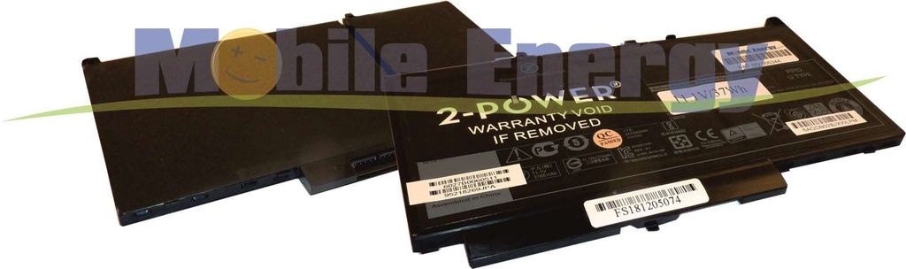 Baterie DELL Latitude E7270 / Latitude E7470 - 11.1v 3300mAh - Li-Pol