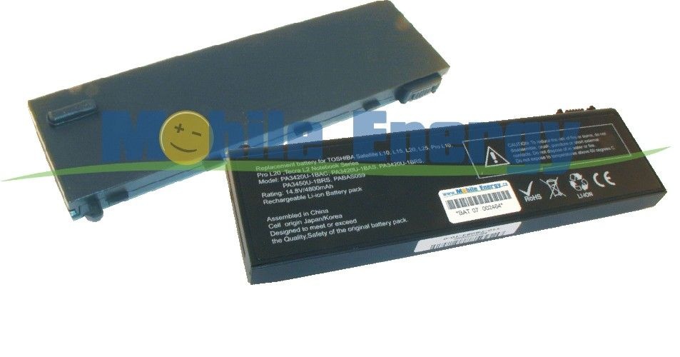 Baterie TOSHIBA Satellite Pro L10 - 14.4v 4300mAh - Li-Ion