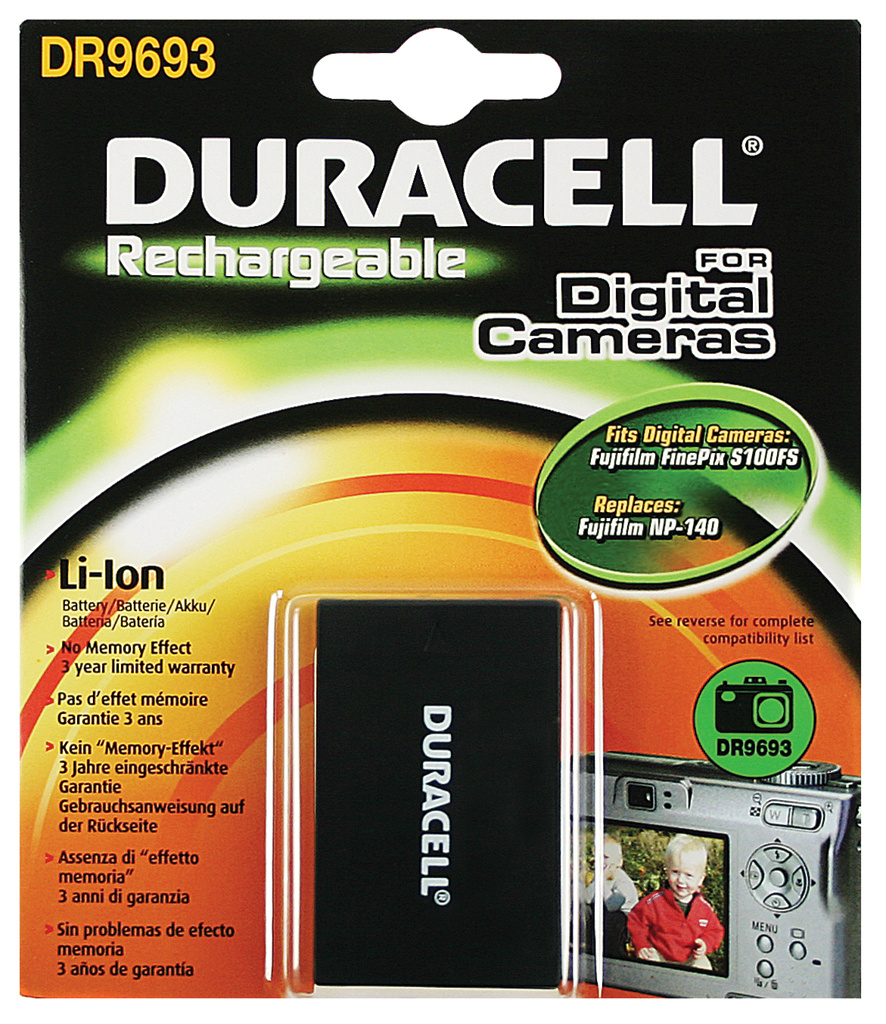 Baterie Duracell NP-140 - 7.4v 1100mAh - Li-Ion