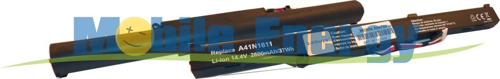 Baterie Asus N752XV / GL553VD / GL553VE / GL553VW - 14.4v 2600mAh - Li-Ion