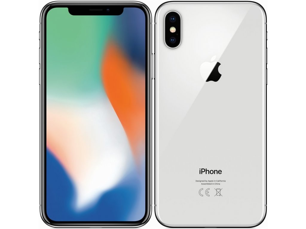 APPLE - iPhone X 256GB Silver - repase A+
