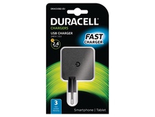 AC adaptér Duracell Apple iPhone / iPad / Android telefony / Tablety - 5v 2.4A - 12W, konektor 1x USB