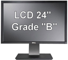 Levný LCD monitor - LCD 24" TFT stav "B" MIX značek - kusový prodej za akční ceny !