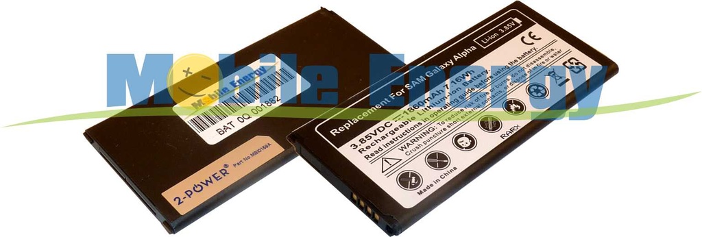 Baterie Samsung Galaxy Alpha / Galaxy Alpha Lte-A / Sm-G850 / Sm-G8508 / Sm-G8508s / Sm-G8509v / Sm-G850a / Sm-G850f Sm-G850t