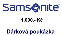 Dárková poukázka Dárková poukázka SAMSONITE 1.000 Kč