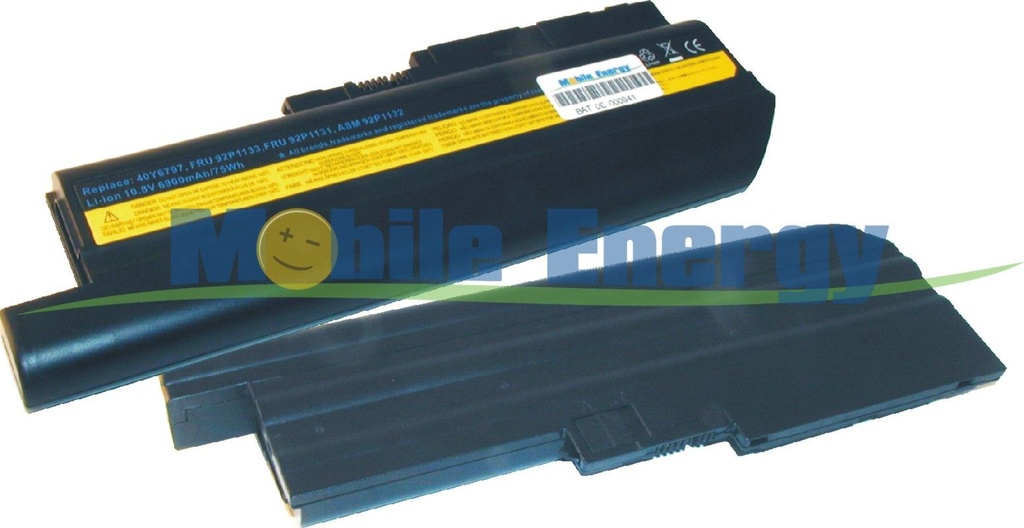 Baterie LENOVO ThinkPad R60 / R60e / R61 / R61e / R500 / T60 / T60p / T61 / T61p W500 - 10.8v 6900mAh - Li-Ion