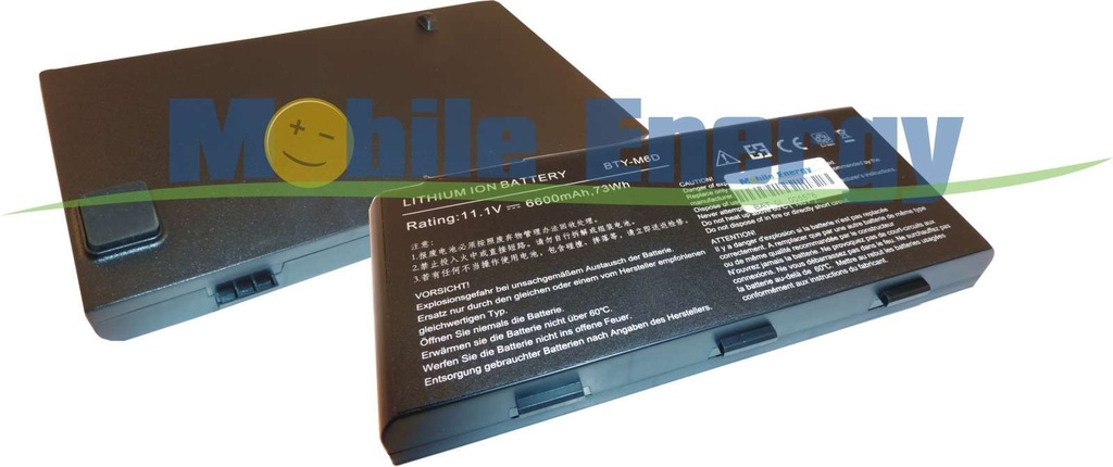Baterie MSI GT660 / GP683 / E6603 / GT663 / GT660 / GT680 serie - 11.1v 6600mAh - Li-Ion