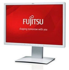 Značkový IPS LED monitor - LCD 24" Fujitsu B24W-7 LED bílá stav "B"