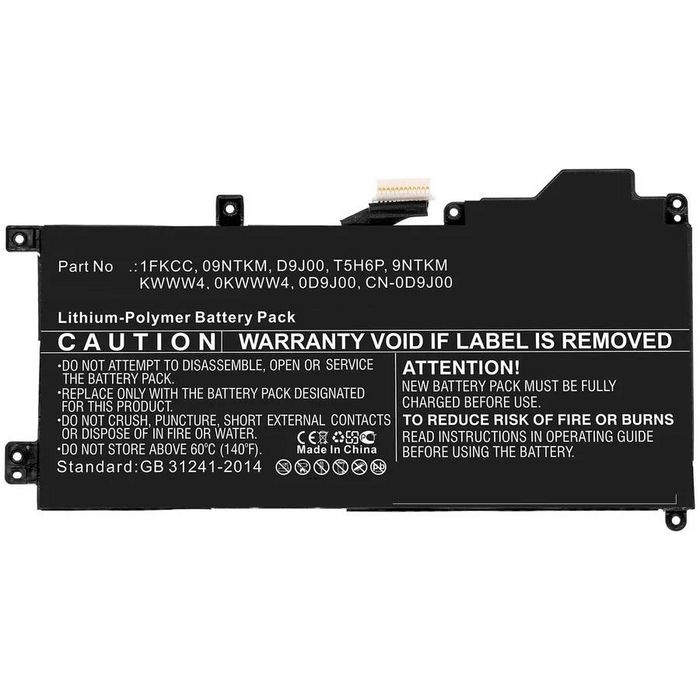 Baterie Latitude 7200 / Latitude 12 7200 / Dell Latitude 7200 2-in-1 / Latitude 7210 / Latitude 7210 2-in-1 - 7.6v 3000mAh - 