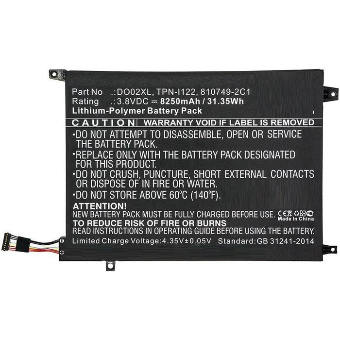 Baterie HP Pavilion X2 10 / Pavilion X2 10-J014TU - 3.8v 8200mAh - Li-Pol