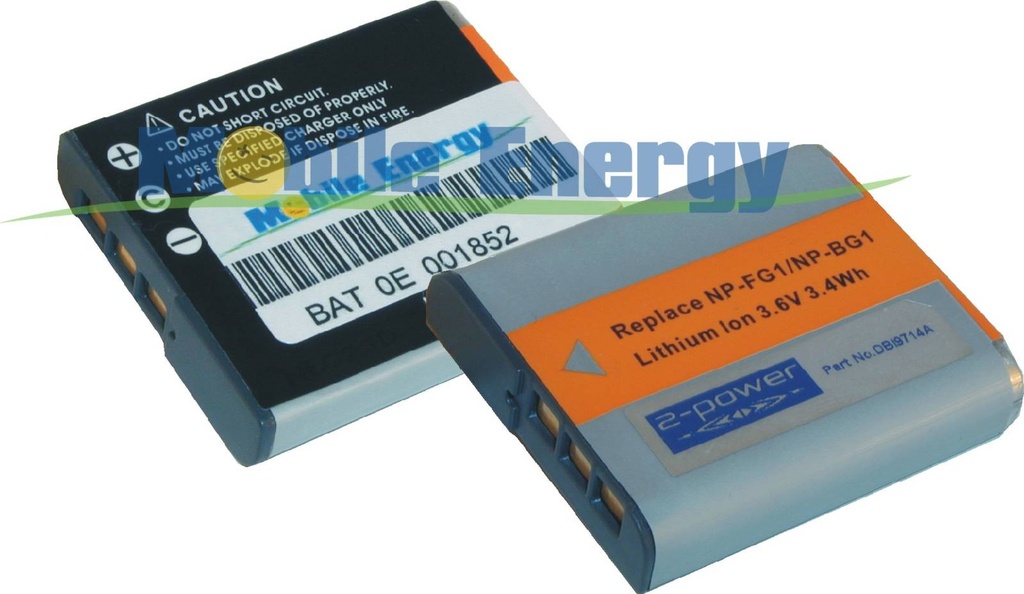 Baterie SONY Cyber-Shot DSC-H10 / H7 / H9 / N1 / W100 / T100 / W30 / W40 / W50 / W70 / NP-BG1 - 3.7v 950mAh - Li-Ion