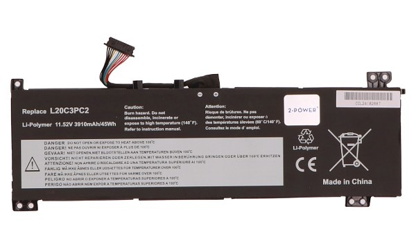 Baterie Lenovo IdeaPad Gaming 3-15IHU6 (82K1) - 11.52v 3910mAh - Li-Pol