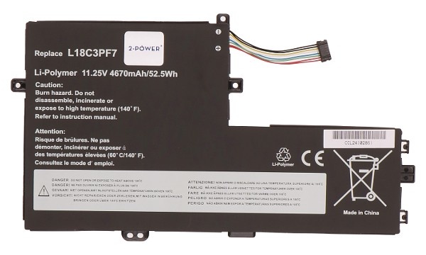 Baterie Lenovo IdeaPad S340-15IWL Touch 81QF - 11.25v 4670mAh - Li-Pol