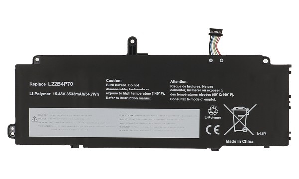 Baterie Lenovo ThinkPad X13 2-in-1 Gen 5 / X13 Yoga Gen 4 / X13 Yoga Gen 5 - 15.48v 3533mAh - Li-Pol