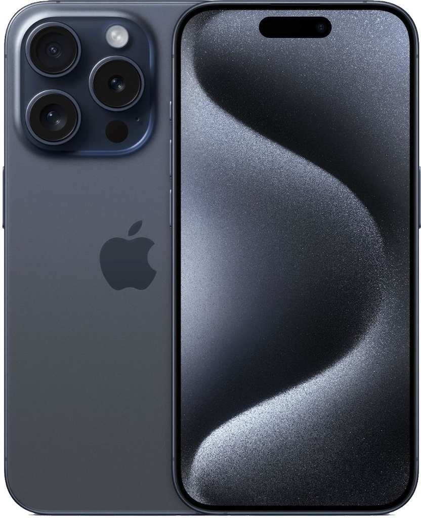 APPLE - iPhone 15 Pro 256GB Blue Titanium -  Zvláštní režim DPH - použité zboží