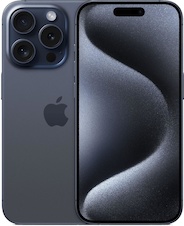 APPLE - iPhone 15 Pro 256GB Blue Titanium -  Zvláštní režim DPH - použité zboží