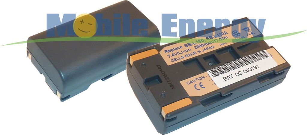 Baterie SAMSUNG SC-L520 / SC-W61 / VM-A110 / VM-B110 / VP-L2000 / VP-M50 / VP-W60 / SB-L160 / SB-L110A - 7.4v 2600mAh - Li-Io