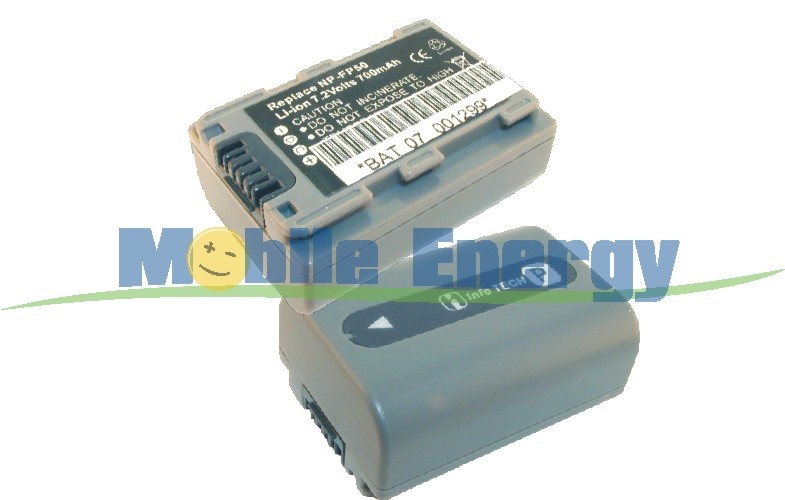 Baterie SONY NP-FP50 - 7.2v 700mAh - Li-ion