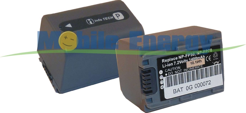 Baterie SONY DCR-HC16 - 7.2v 1360mAh - Li-ion