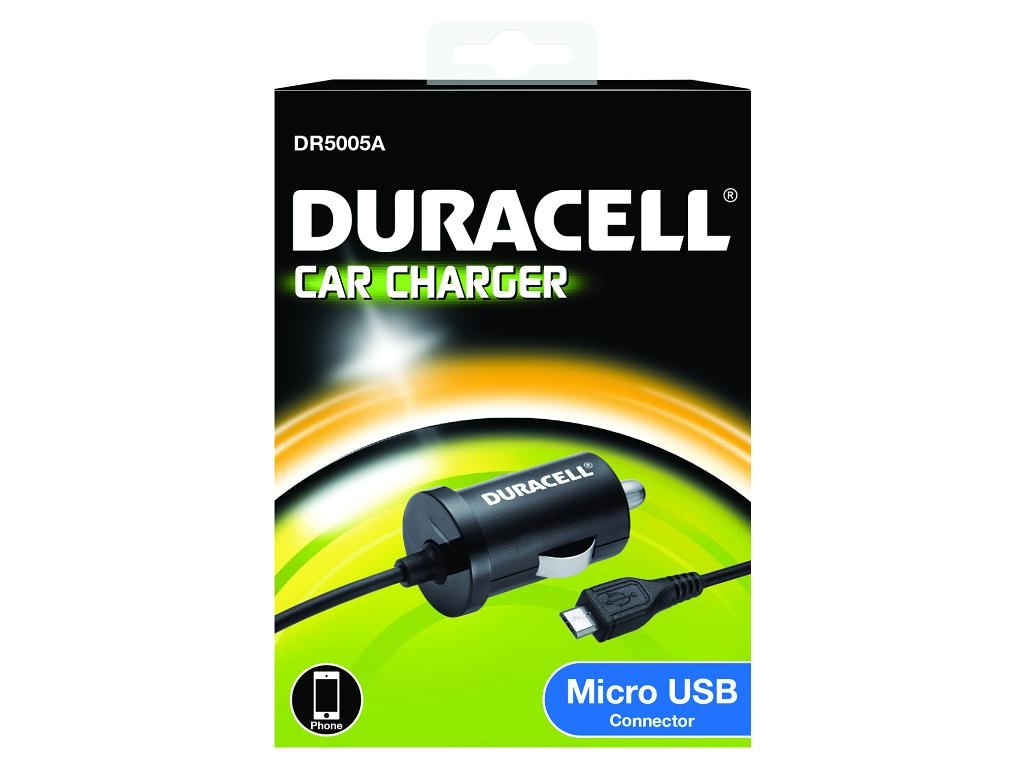 DC (CAR) adaptér Duracell - 5v 1A - 5W, konektor mikro USB