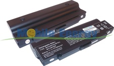 Baterie SONY Vaio VGN-S50B / S1HP / S36TP / S3HP / FS215M / VGN-S1 / VGN FJ1Z / VGN FJ1S - 11.1v 8800mAh - Li-Ion- Černá