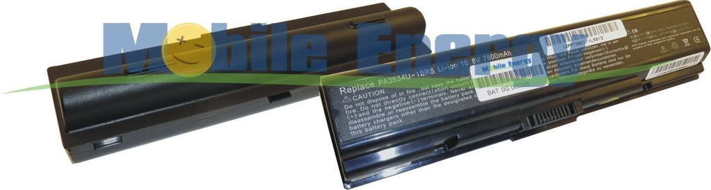 Baterie TOSHIBA Satellite A200-serie / Equium A200 / Equium A300 / Equium L300 - 10.8v 6600mAh - Li-Ion