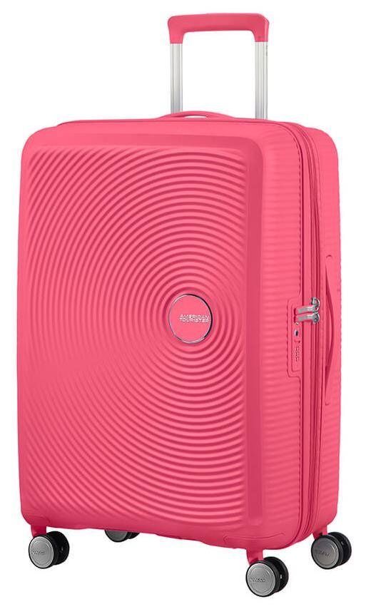 Cestovní kufr na čtyřech kolečkách. American Tourister SOUNDBOX SPINNER 67 EXP