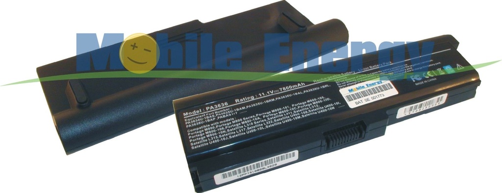 Baterie TOSHIBA Portege M800 / M810 / M820 / M830 / Satellite L310 / M300 / M310 / U400 - 10.8v 7800mAh - Li-Ion