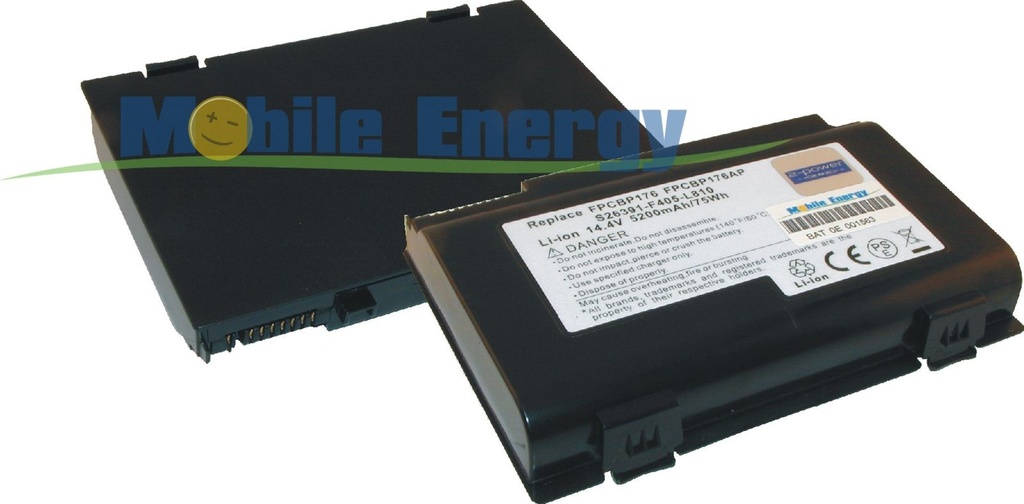 Baterie Fujitsu Siemens Lifebook E8410 / E8420 / N7010 / Celsius H250 - 14.4v 4600mAh - Li-Ion