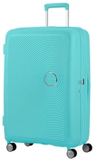 Cestovní kufr na čtyřech kolečkách. American Tourister SOUNDBOX SPINNER 77 EXP