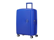 Cestovní kufr na čtyřech kolečkách. American Tourister SOUNDBOX SPINNER 67 EXP