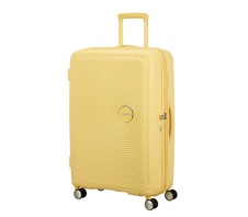 Cestovní kufr na čtyřech kolečkách. American Tourister SOUNDBOX SPINNER 77 EXP