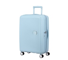 Cestovní kufr na čtyřech kolečkách. American Tourister SOUNDBOX SPINNER 67 EXP
