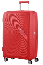 Cestovní kufr na čtyřech kolečkách. American Tourister SOUNDBOX SPINNER 77 EXP