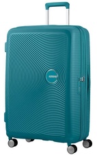 Cestovní kufr na čtyřech kolečkách. American Tourister SOUNDBOX SPINNER 77 EXP